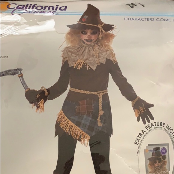 Scarecrow costume - size X-Large (12-14) - Picture 4 of 4